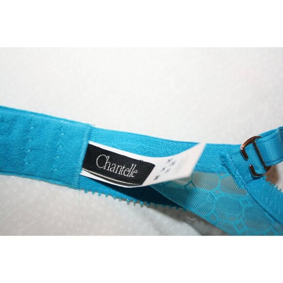 New w/Tags - 36C - Chantelle "C Chic Sexy" Push Up Plunge, Mesh Overlay, CUTE!! - Picture 9 of 9